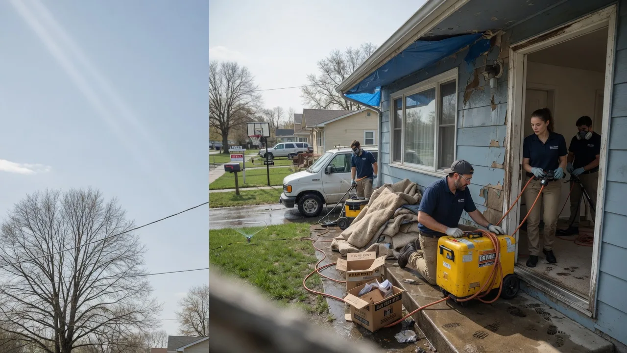 Basement Flood Cleanup in Fultonham, OH near me